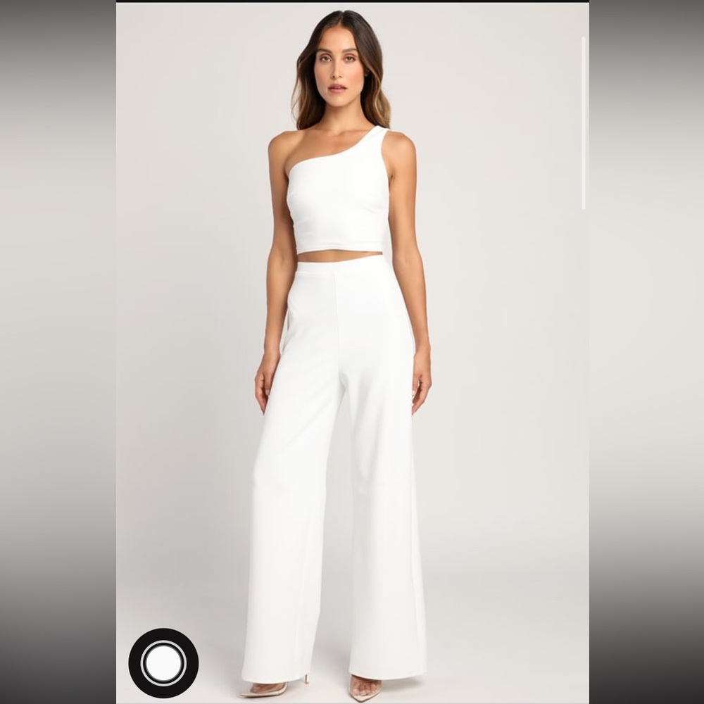 Lulus One shoulder two piece jump suit. *Never worn*